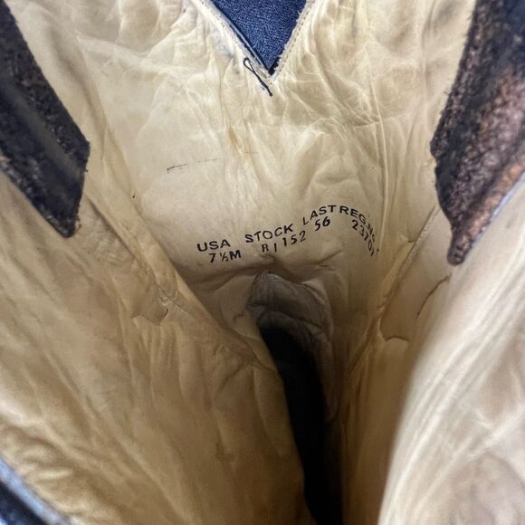 CORRAL BOOTS Brown Black Sequence Inlay Suede with Sequins Cowgirl Boots Size 7. - Picture 6 of 8